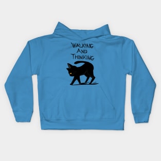 Walking and thinking Kids Hoodie